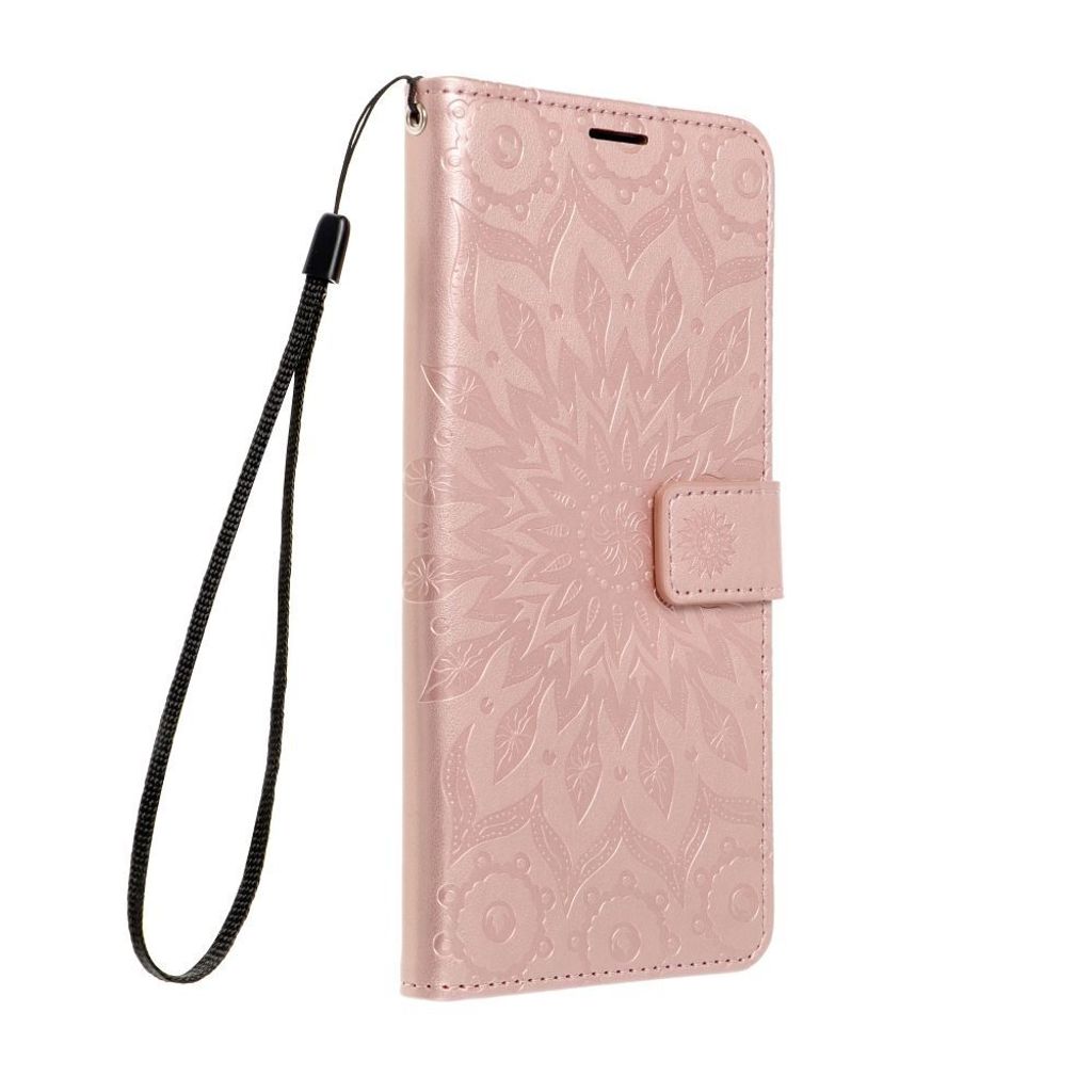 MEZZO Book Case passend für XIAOMI Redmi NOTE 13 PRO 4G / POCO M6 Pro 4G Mandala gold rosa