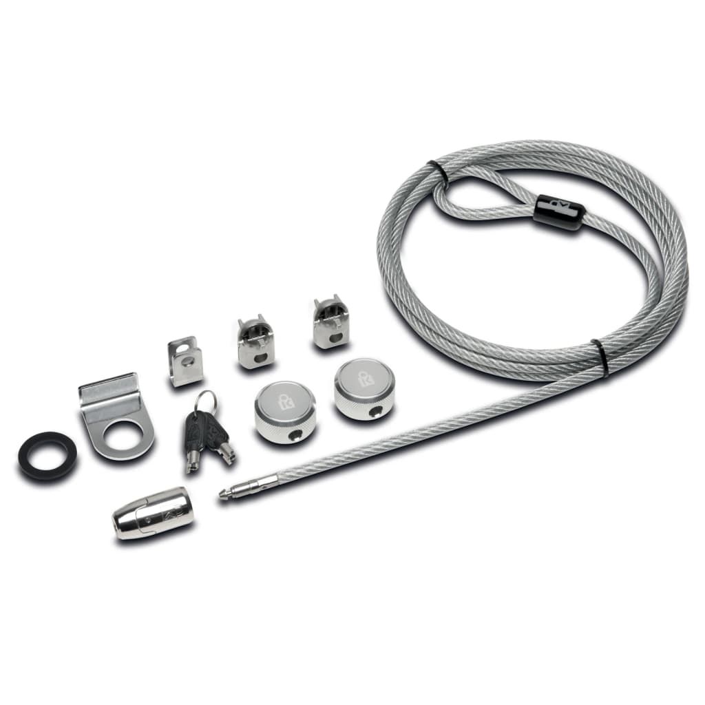 Kensington Locking Kit - Sicherheitskabelschloss - Silber - 2.44 m - für Apple Pro Display XDR