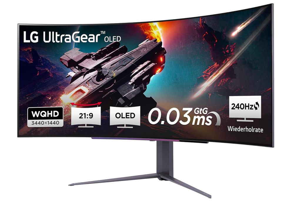 LG Ultragear 45GS96QB-B.AEU (45 Zoll) 21:9 Curved 800R Produktbild 