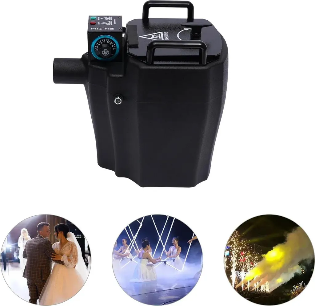 Machine brouillard glace carbonique 3500W chauffe rapide en 15 min