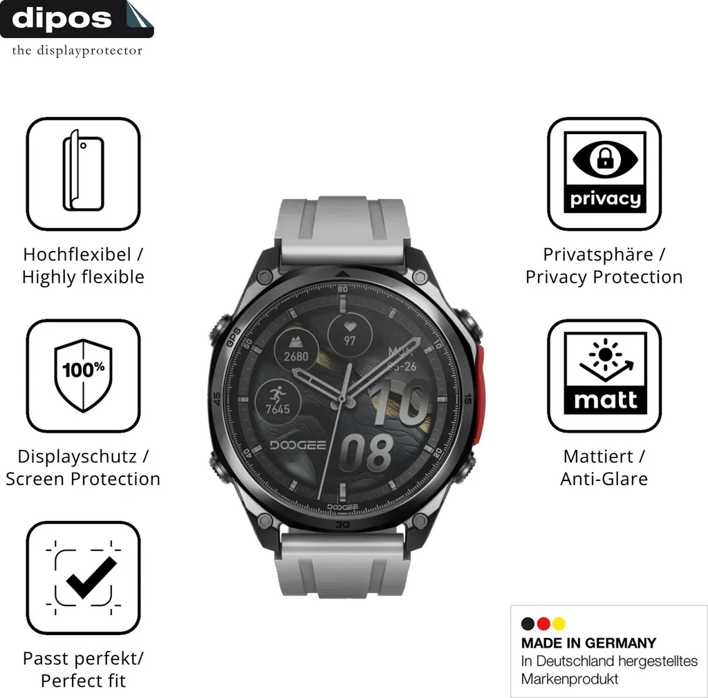 Screen Protector Privacy Doogee Anywise W1 Pro Anti-Shock Premium - 5