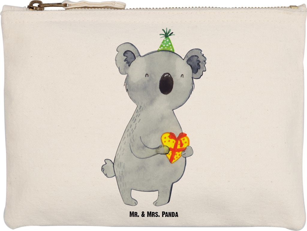 Mr. & Mrs. Panda Kulturbeutel Koala Geschenk Größe M - Weiß - Stifteetui, Etui, Geburtstag, Schminktasche, Party, Schlampermäppchen, Kosmetikta...