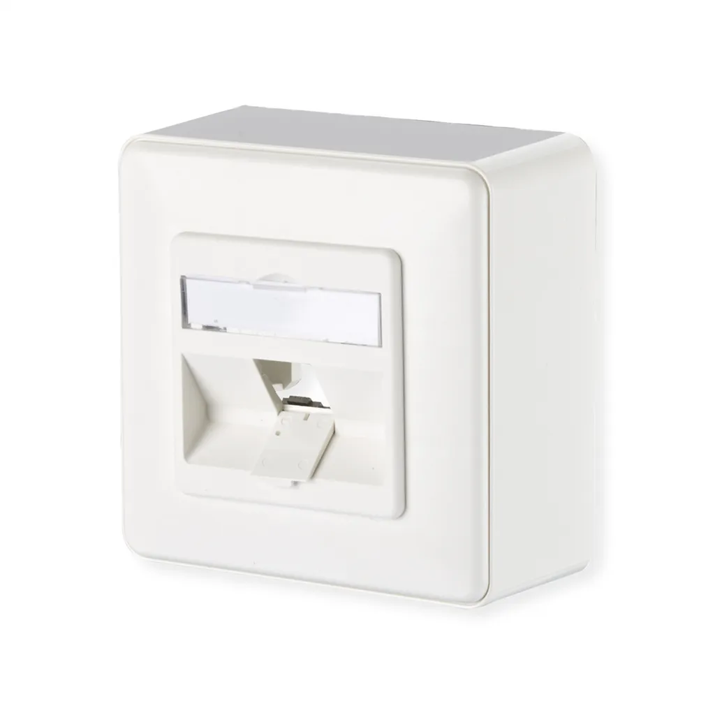 Support Prise Réseau en Saillie 1 Port pour Installation Ethernet AP