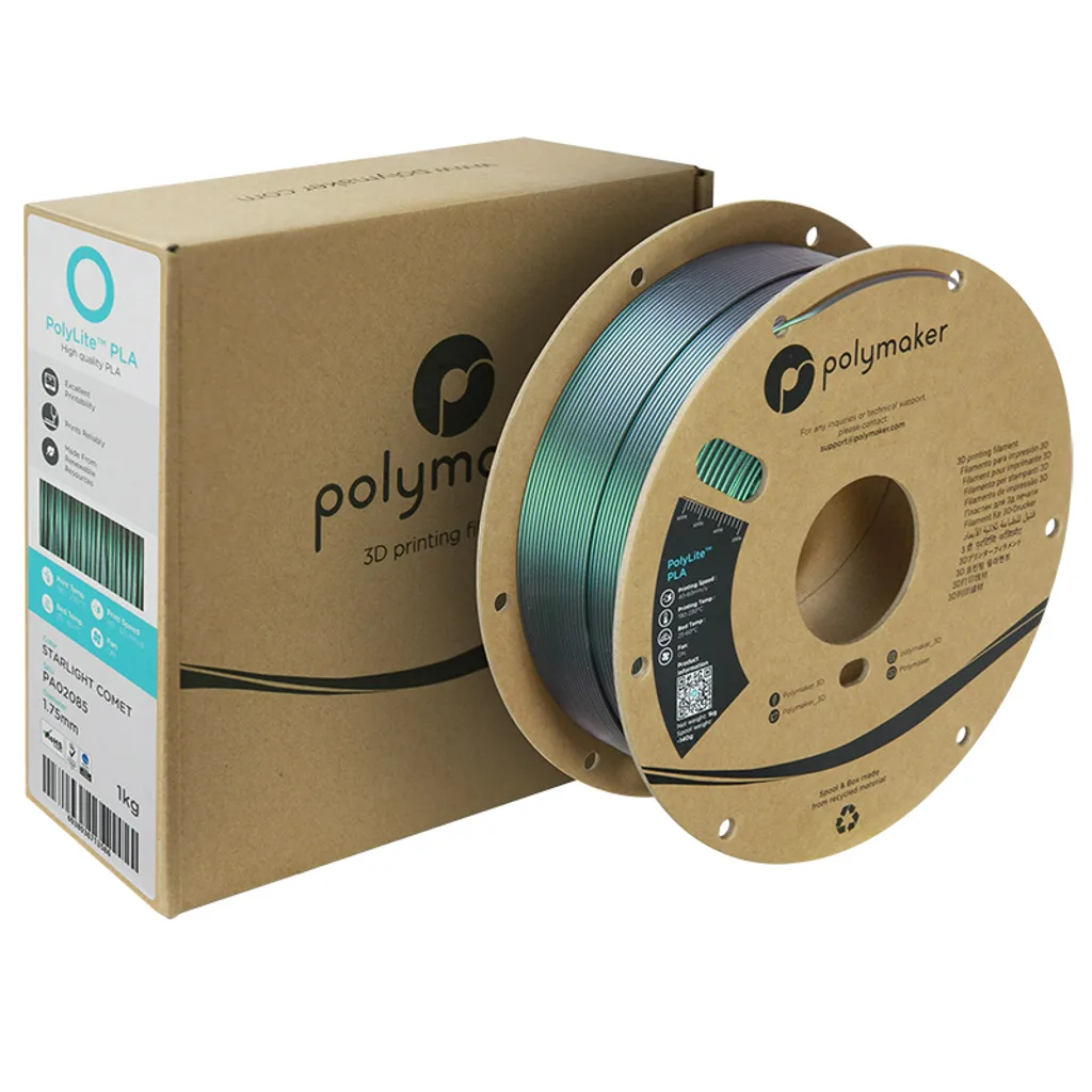 Polymaker PolyLite PLA Starlight Comet 1.75mm 1kg filament 3D précis - 5
