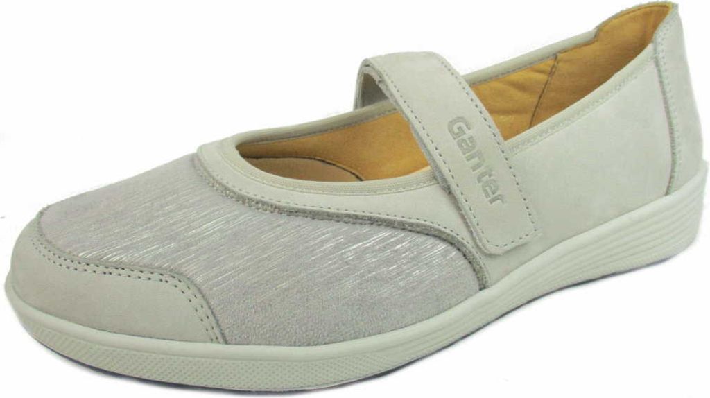 Ganter Komfort Slipper Klara Weiblich 383534323433 Grau 37 1/2 EU