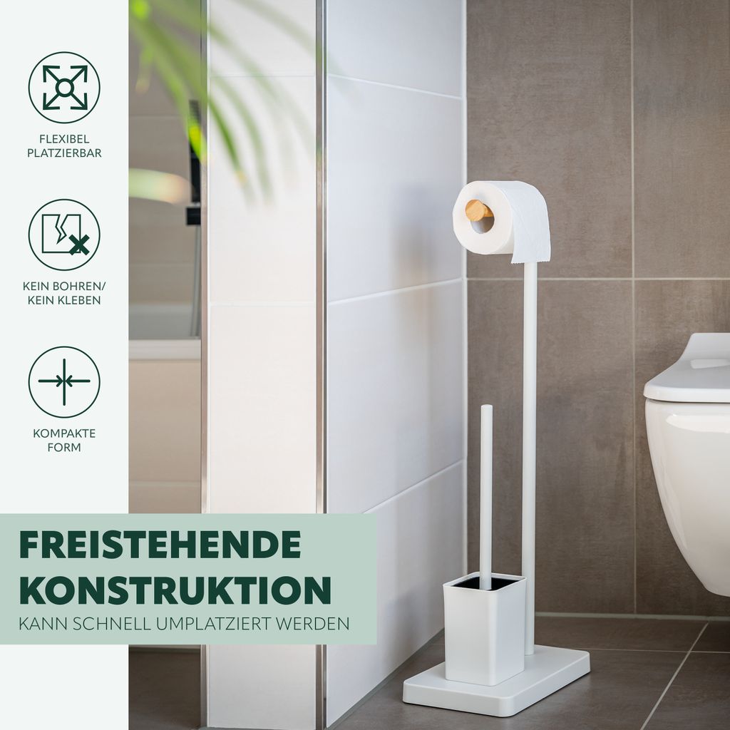 bremermann Stand-WC-Garnitur 2in1, WC-Bürste, Produktbild 3
