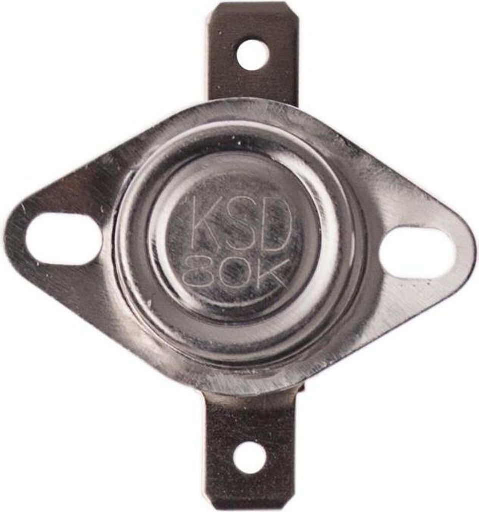 Temperaturschalter Öffner / Schließer Variante - Öffner / Schließer: Schließer - Schalttemperatur: 80°C