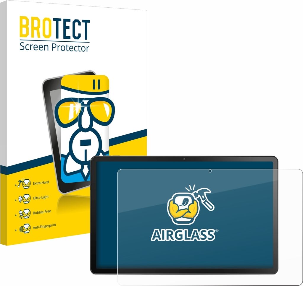 BROTECT Schutzglas für Lenovo Tab M10 Plus (3. Gen.) Schutzfolie Panzer Folie Glas Display Schutz klar