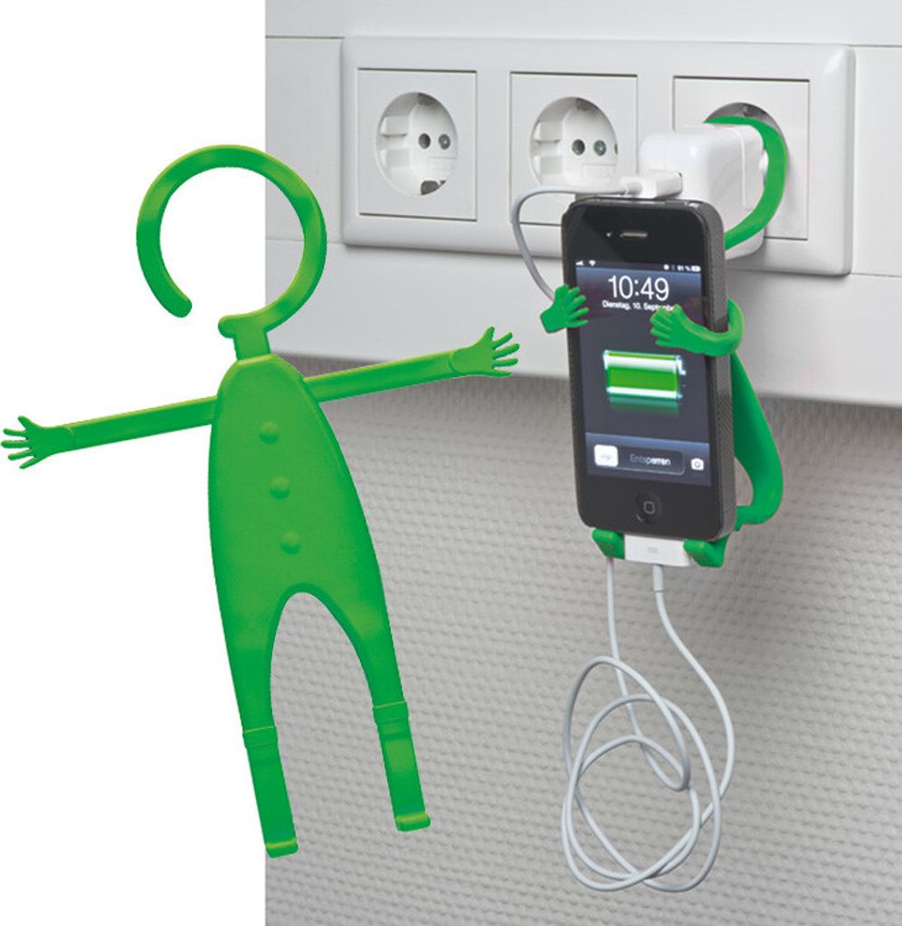 Handyhalter "Fleximännchen" / Farbe: grün Produktbild 