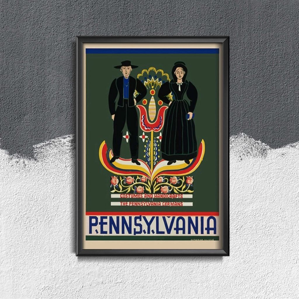 Poster - Canvas - Leinwand - 42 cm x 59,4 cm - Pennsylvania