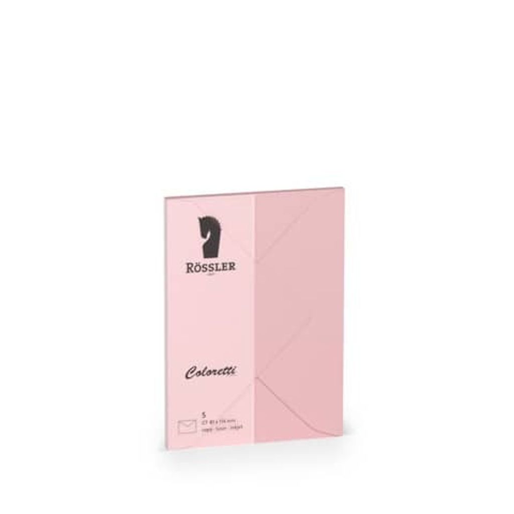 Coloretti Briefumschläge 5 Stück C7 rosa