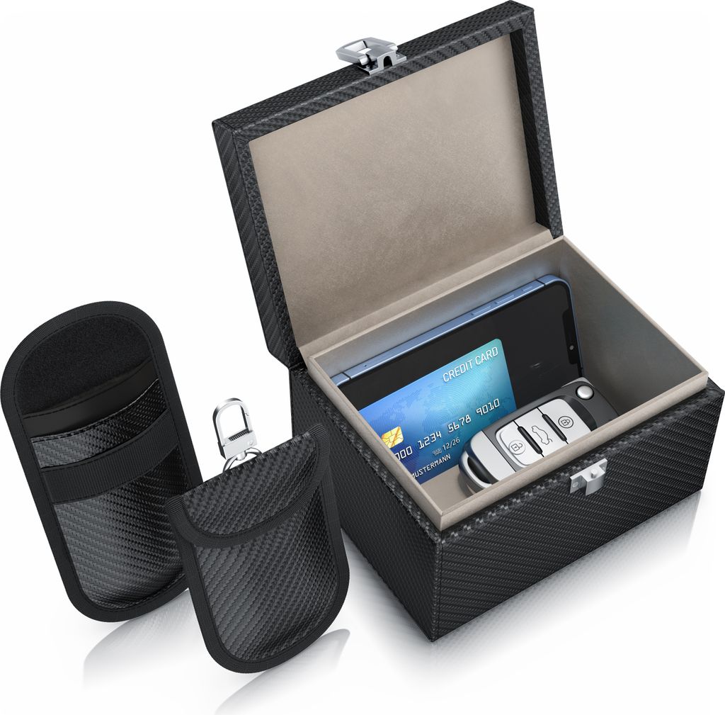 Aplic 3x key pouch Box di protezione NFC / RFID, box di Immagine del prodotto 