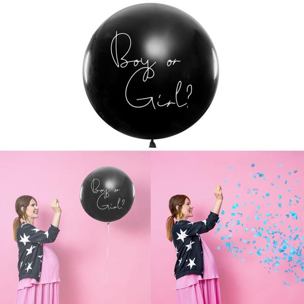 1 Riesenballon Boy ou Girl Konfetti rose Image du produit 