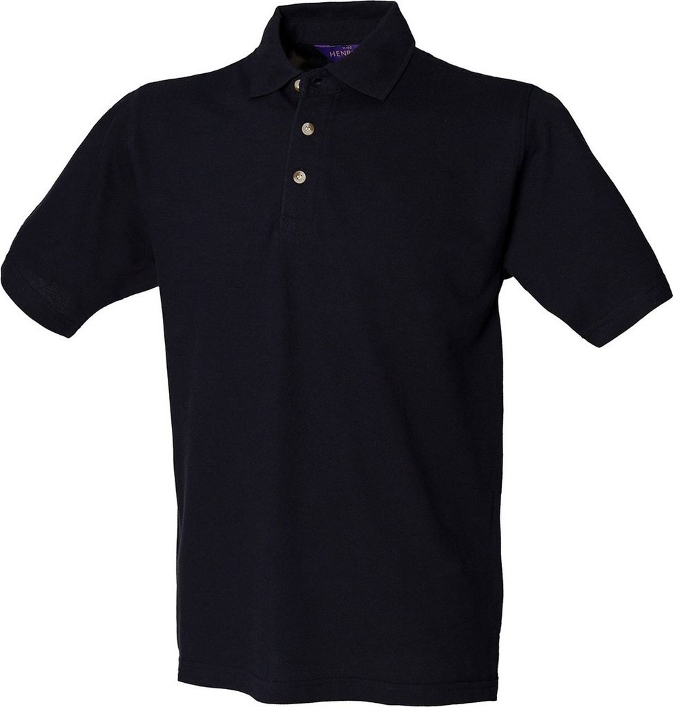 Henbury - "Classic" Poloshirt Schwere Qualität für Herren PC6198 (XL) (Marineblau)