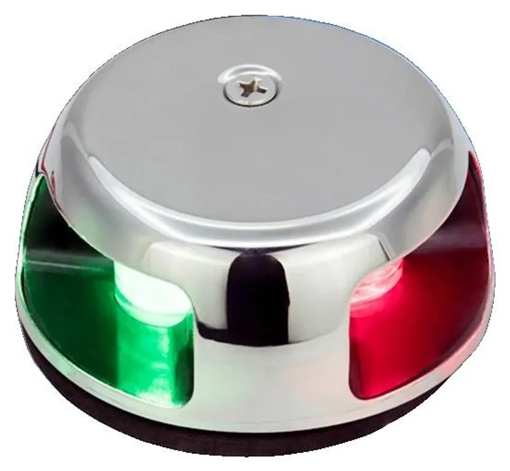Feux de signalisation bateau LED étanches IP66 bicolores pour le pont