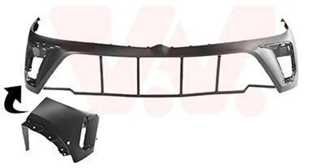 Pare-chocs robuste pour OPEL Crossland X (P17) - VAN WEZEL 3808575