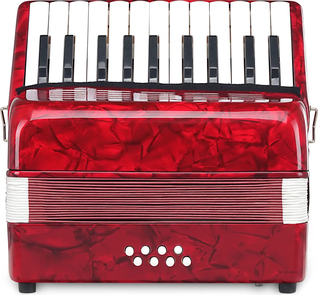 Accordéon 8 basses Classic Cantabile Second Junior rouge pour débuter - 2