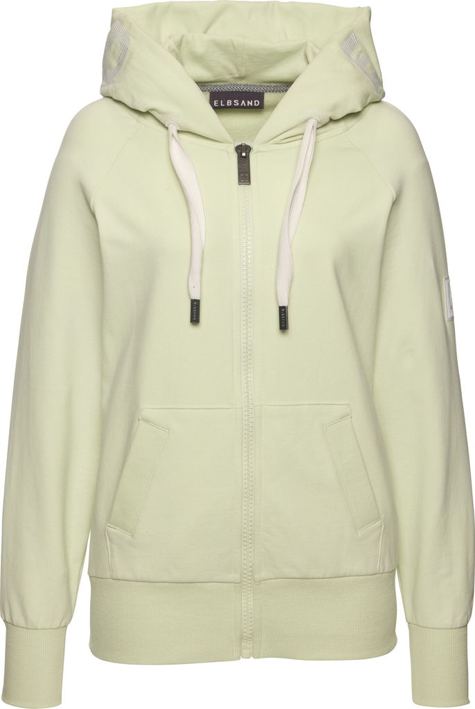 Elbsand Kapuzensweatjacke pastellgrün Größe XL