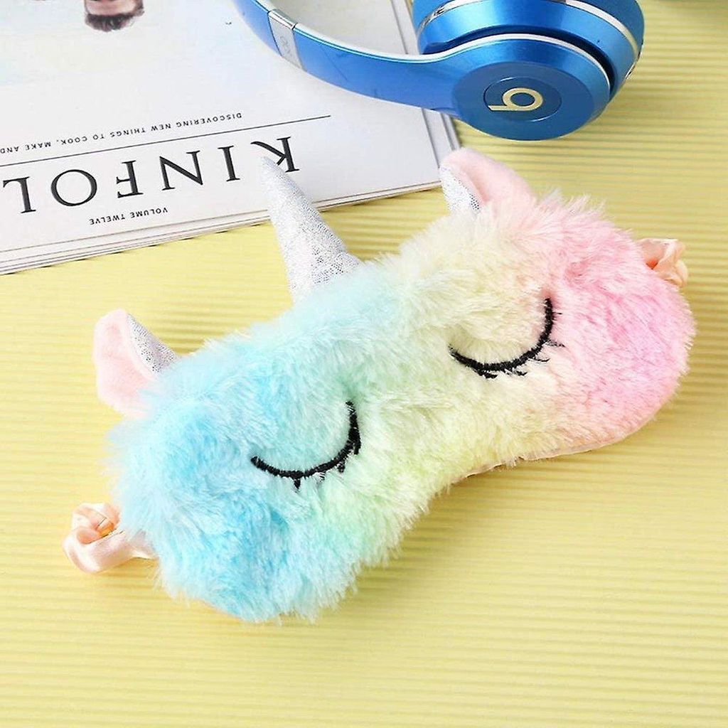 CHPN – Schlafmaske – Einhorn-Schlafmaske – Flauschige Maske Produktbild 