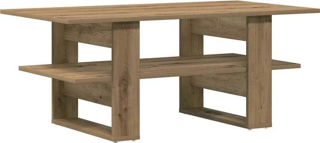 Tavolino in rovere Artisan 102x55x42 cm materiale a base di legno