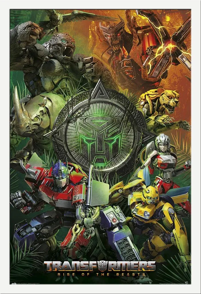 Cornice Bianca 61x91,5 Shinsuke con Poster Transformers: Il Risveglio - 1