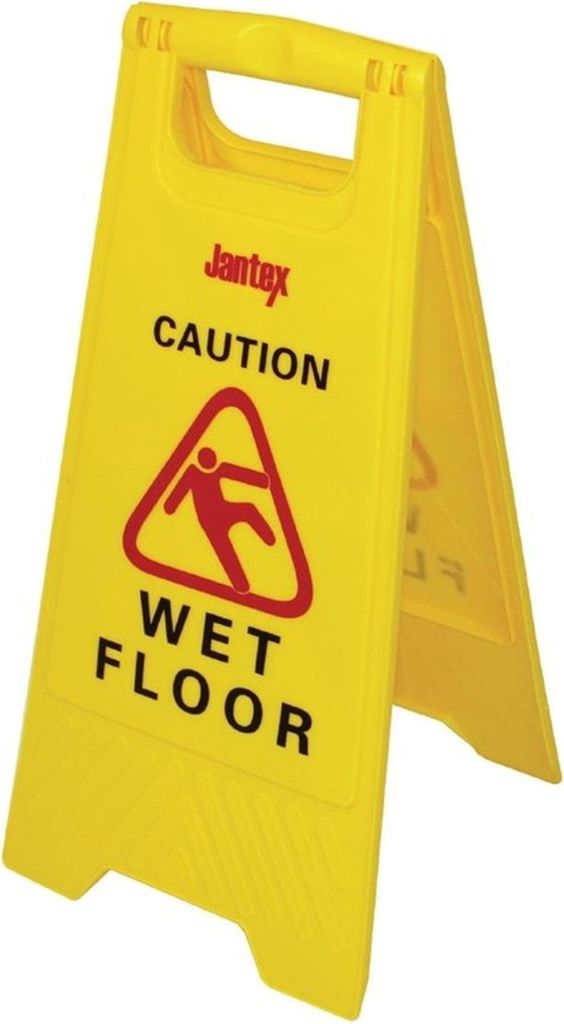 Jantex Warnschild "Wet floor" - Kunststoff - 64 cm hoch