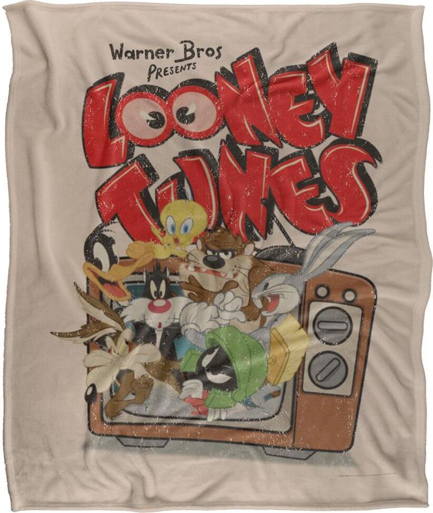 Looney Tunes - Decke "Warner Bros Presents", Gruppenfoto TV18712 (Einheitsgröße) (Bunt)
