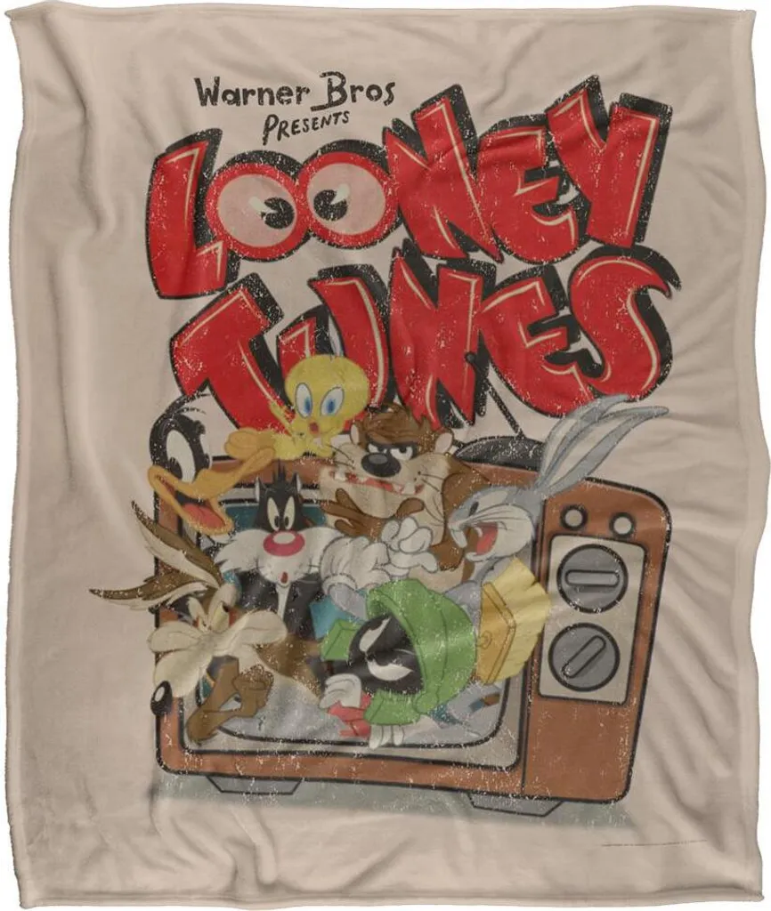 Couverture Looney Tunes Photo de Groupe TV18712 Douceur Taille Unique