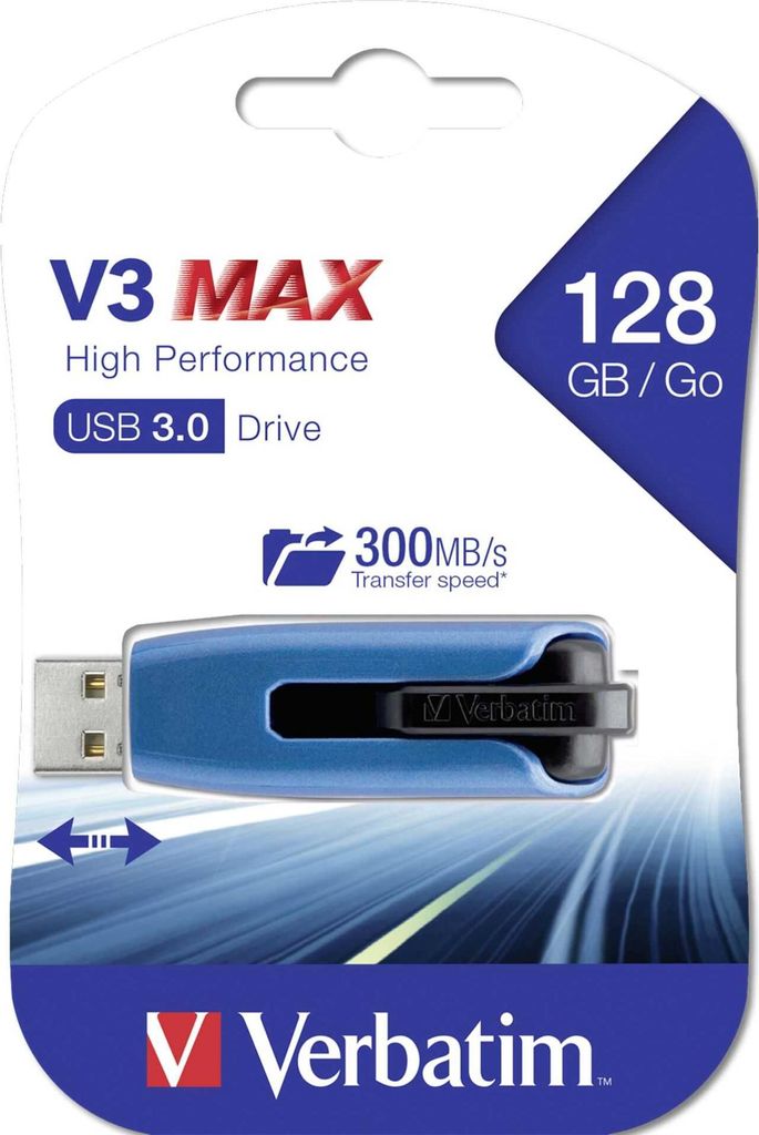 Chiavetta USB Verbatim V3 MAX Trasferimento dati veloce e Immagine del prodotto 
