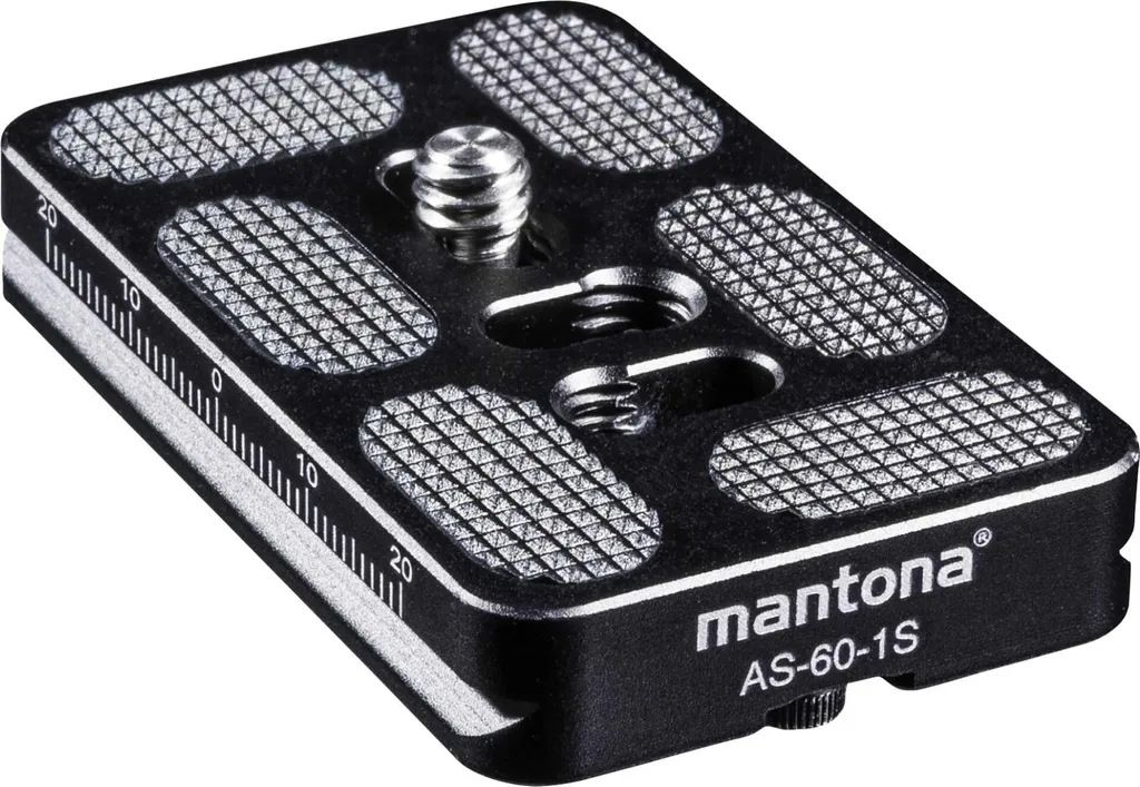 mantona AS-60-1S piastra a sgancio rapido