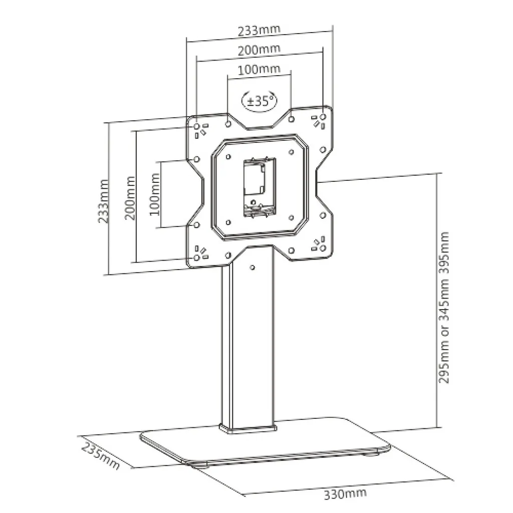 Libérez de l'Espace sur votre Bureau avec ce Support Écran 43 Pouces - 3