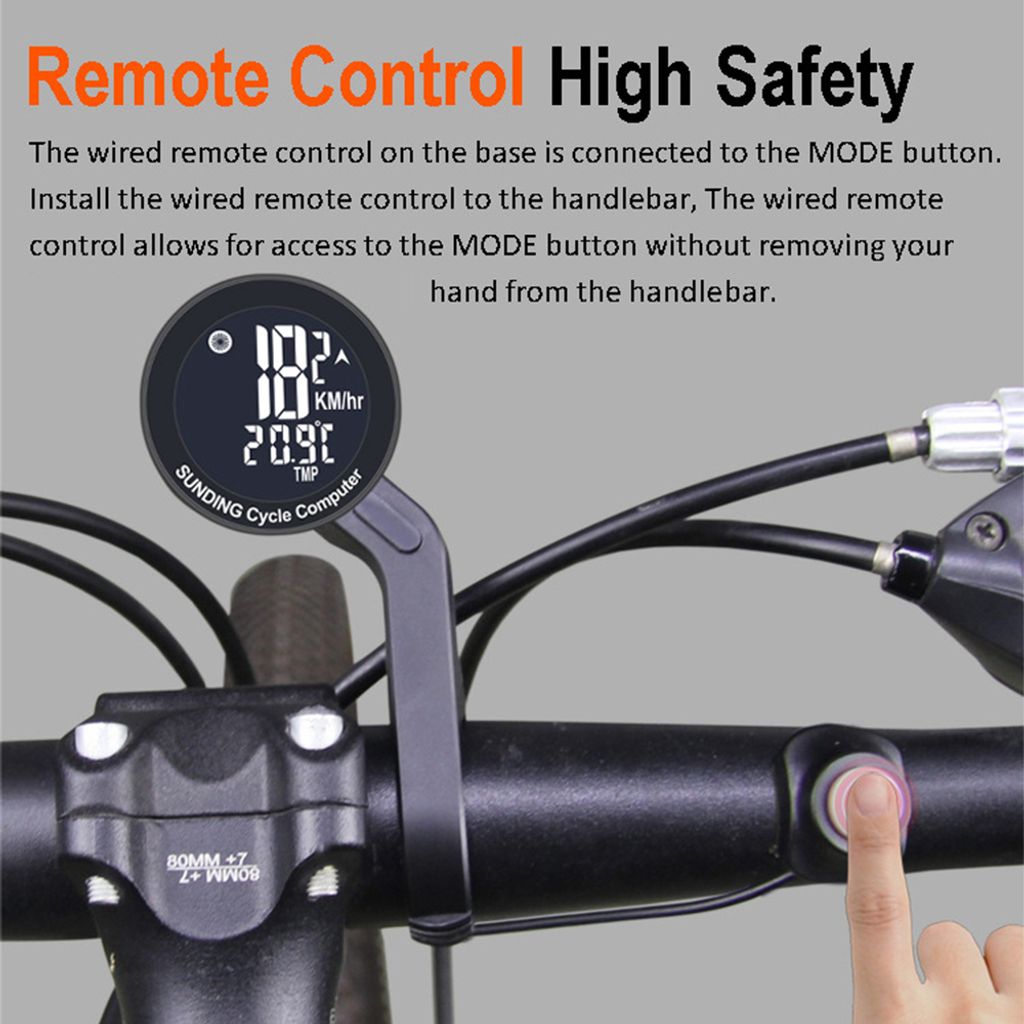 Fahrradcomputer, Fahrradtachometer, Kilometersportmesser, Produktbild 5