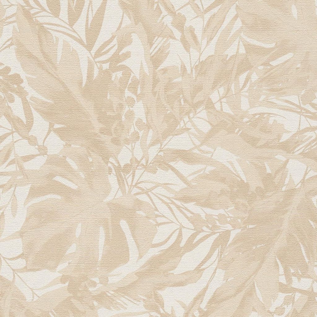 Profhome 790631-GU Natur Tapete Floral creme elfenbein beige perl-weiß 5,33 m2