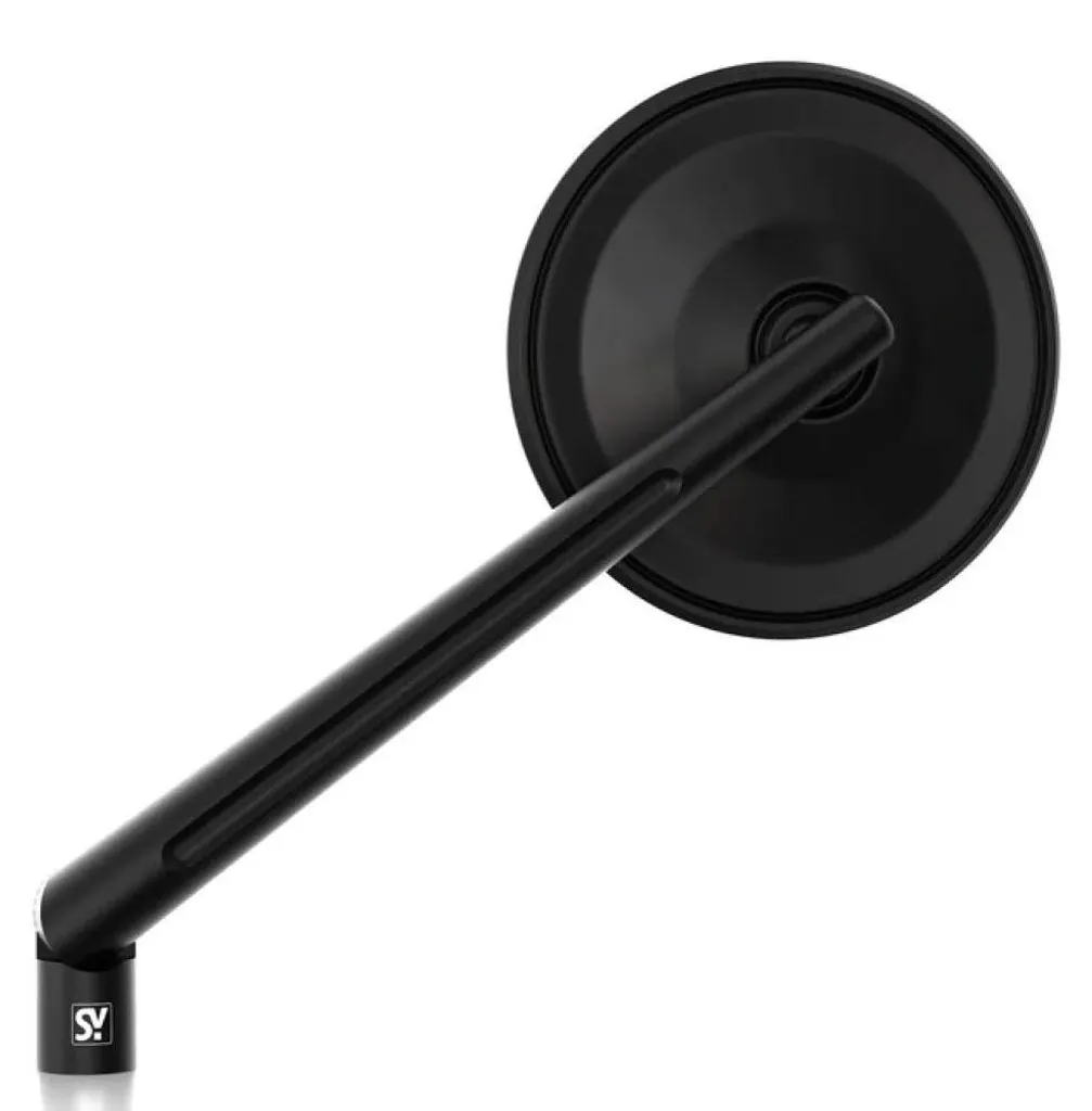HIGHSIDER smart Rétroviseur Circula-S Noir - Rétroviseur moto de guidon
