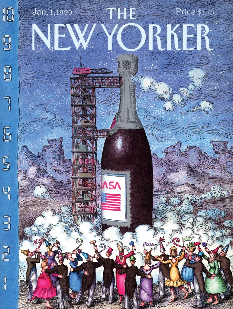 Puzzle de réveillon 1000 pièces Champagne Countdown pour les fêtes