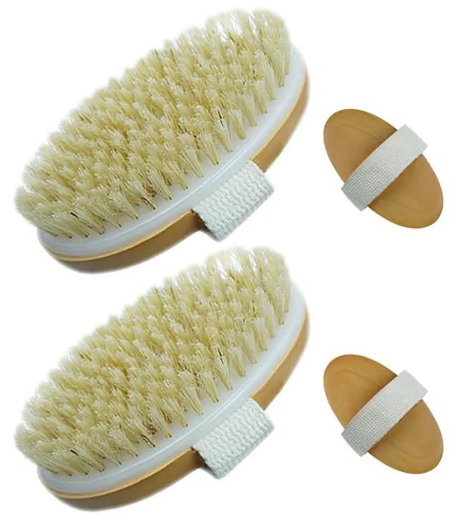 Brosse Exfoliante pour le Corps contre Peaux Mortes et Cellulite Duo