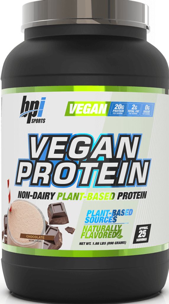 BPI Sports Vegan Protein (1,8lbs) Chocolate - Eiweiße - Veganes Eiweiß
