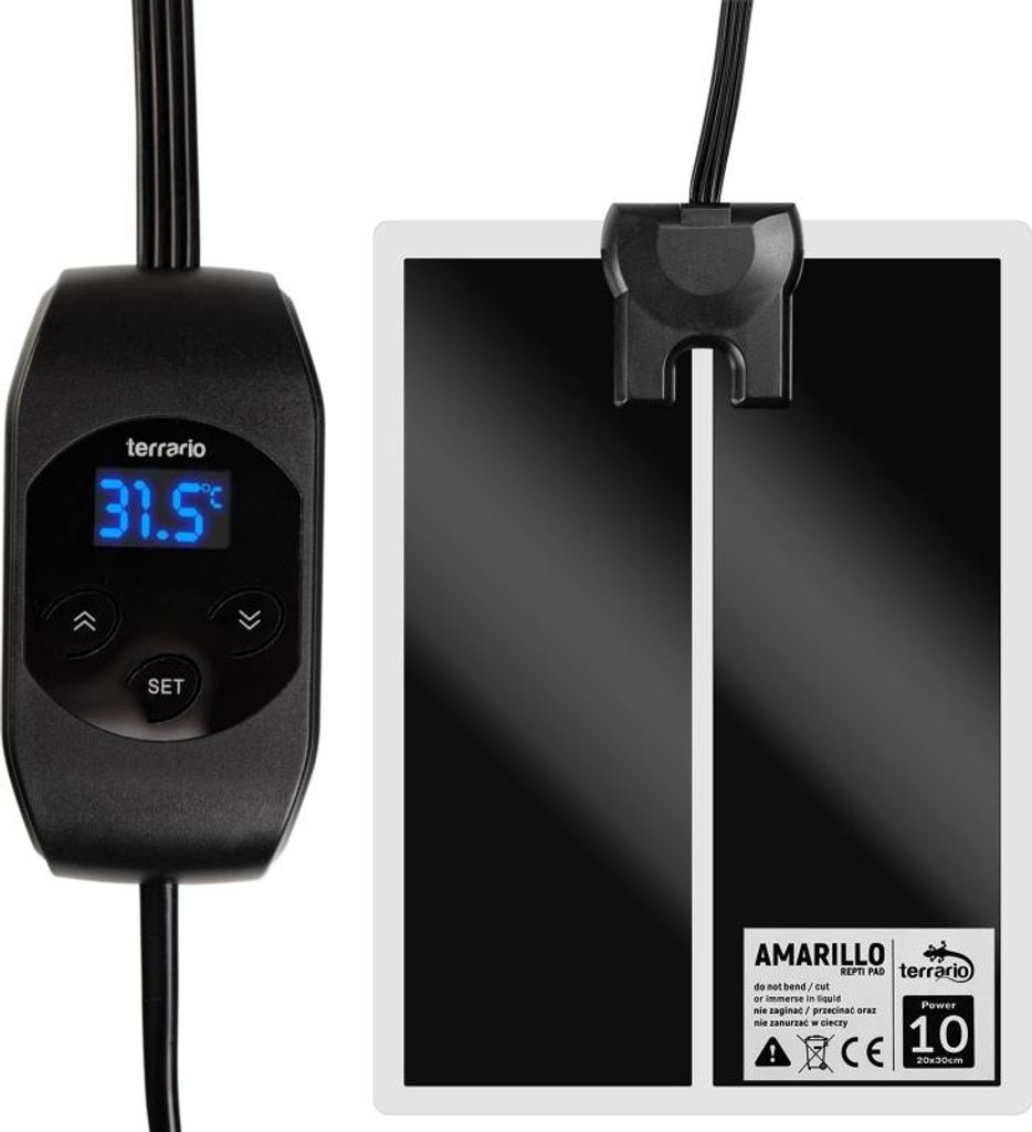 Terrario Amarillo 10W - Heizmatte mit LCD-Thermostat Produktbild 