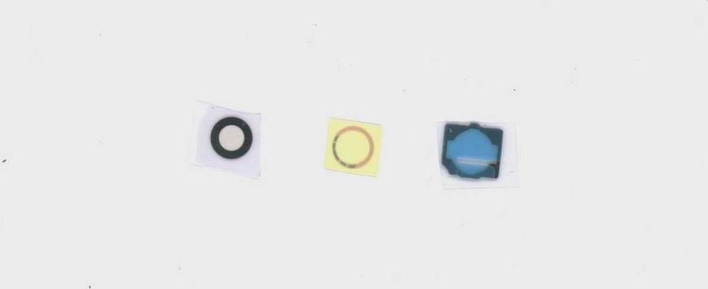 Kamera Abdeckung Scheibe Linse (hinten) für iPhone 7 schwarz