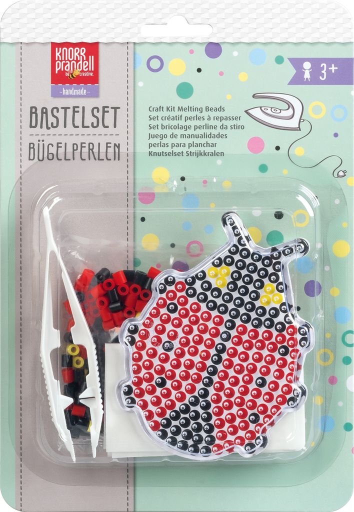 Bastelset Bügelperlen Marienkäfer