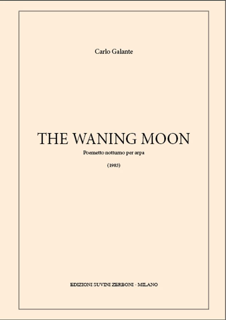 Carlo Galante, The Waning Moon Harp Buch