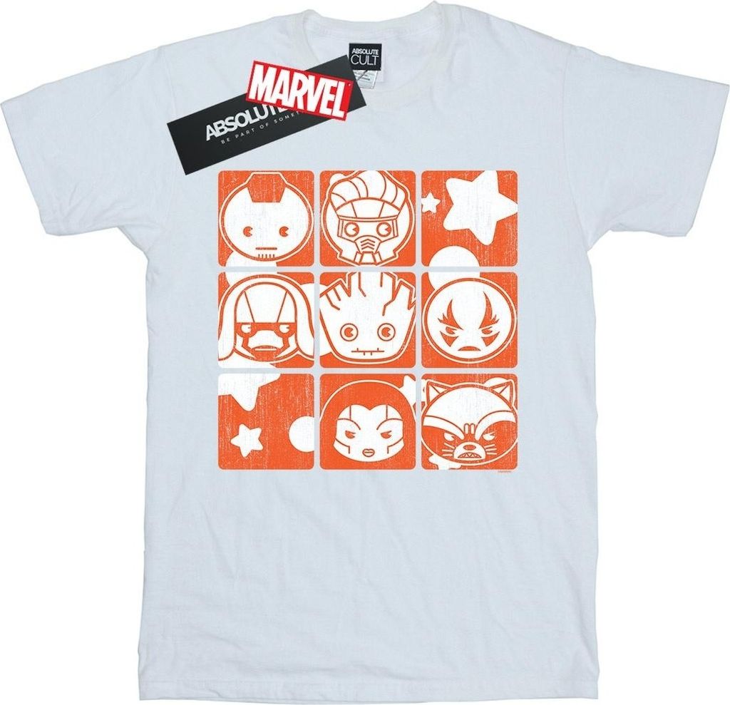 Marvel - "Guardians Of The Galaxy" T-Shirt für Herren BI32201 (S) (Weiß)