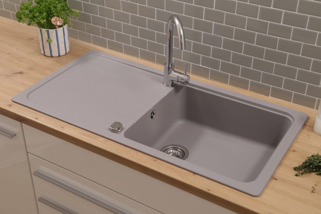 Küchenspüle Einbauspüle Spülbecken Granitspüle 100 x 50 Produktbild 