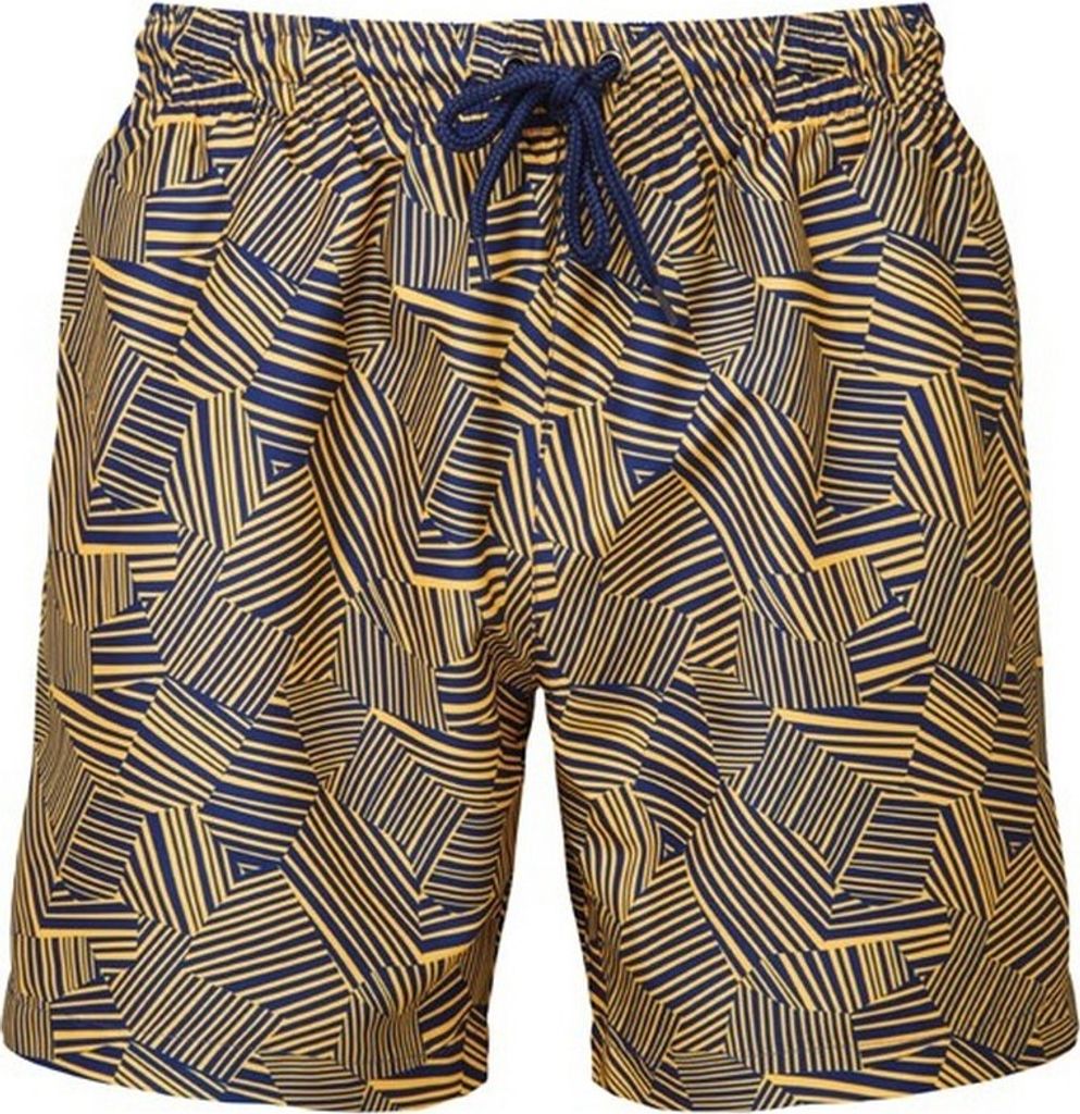 Wombat - Badeshorts für Herren RW9993 (M) (Marineblau/Senf)