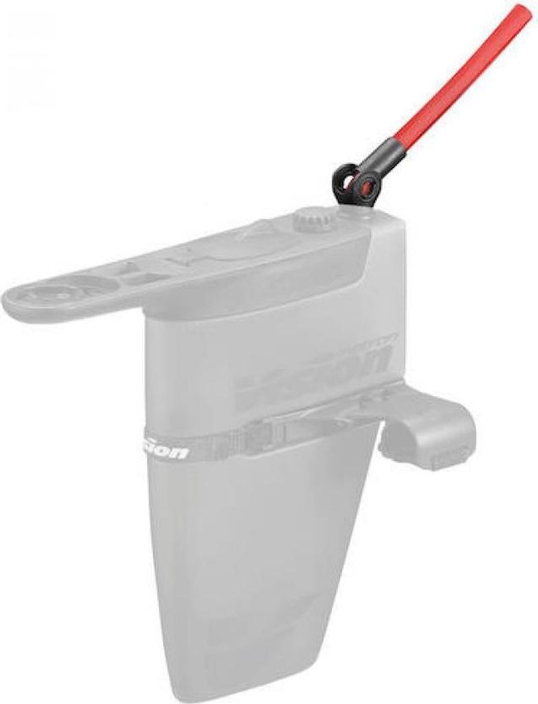 Vision Trinkhalm für Metron Front Hydration System Transparent/schwarz - kipp...