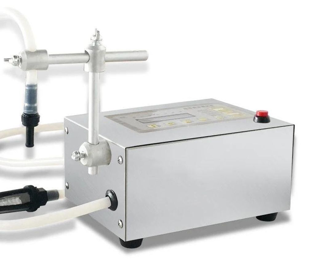 Flüssigkeitsabfüllmaschine - Flaschenfüller - 5–3500 ml Einstellbares Volumen - Edelstahl - Wasser/Saft/Parfum/Kosmetik/Milch - Für Kleine Fl...