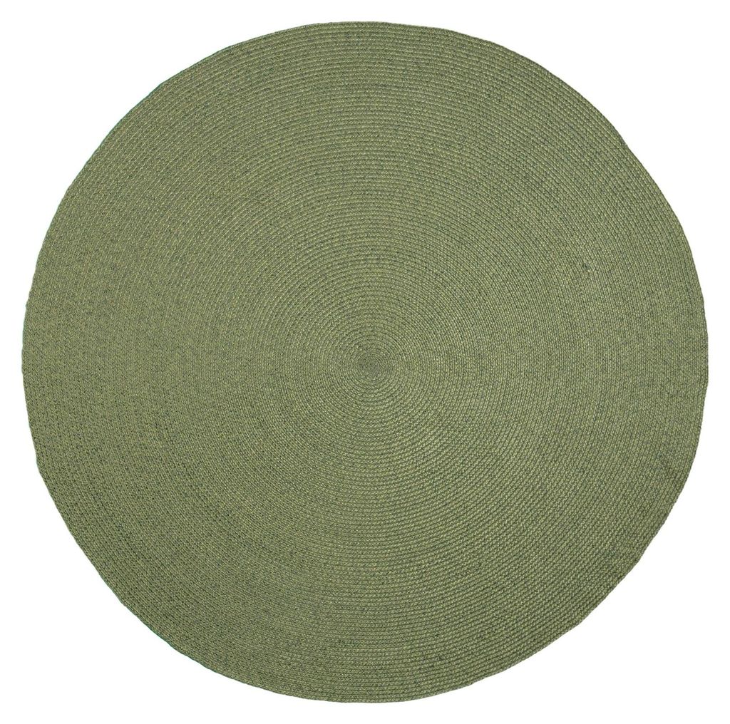 In- & Outdoor Jute Teppich Rund - Bali Grün Produktbild 
