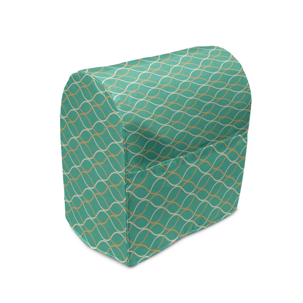 Couverture de Protection pour Mixeur avec Poches et Motif Ondulé