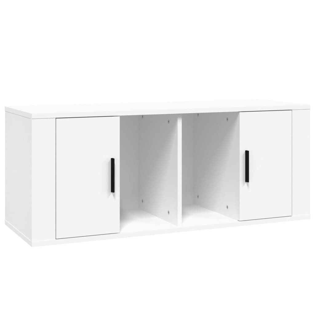 "Winter Sale"TV-Schrank Weiß 100x35x40 cm Holzwerkstoff - TV-Schränke - clorisNeu3085849
