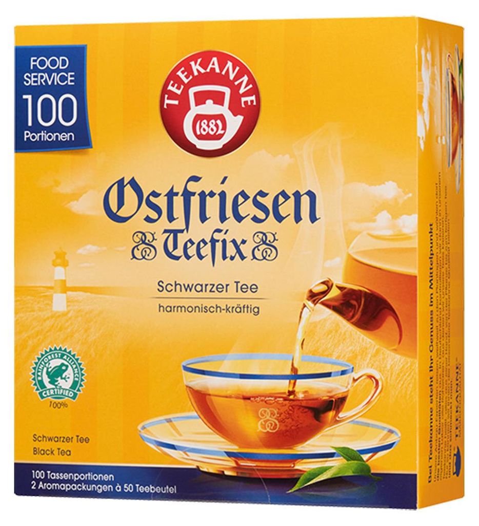 Teekanne Ostfriesen Teefix černý čaj harmonicky silný 150g Obrázek produktu 